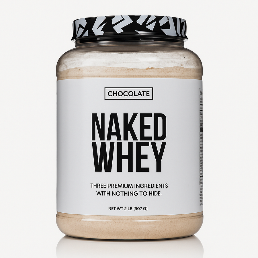 Chocolate Whey Protein Powder (2 LB) - Naked Nutrition