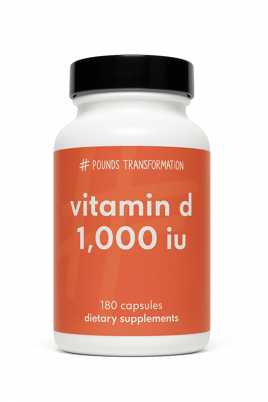 Vitamin D 1,000 IU by Pounds Transformation™  - 180 Capsules