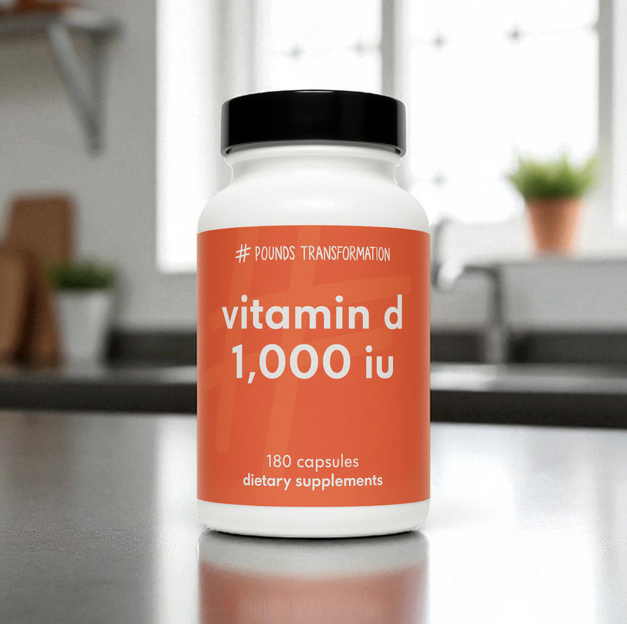 Vitamin D 1,000 IU by Pounds Transformation™  - 180 Capsules
